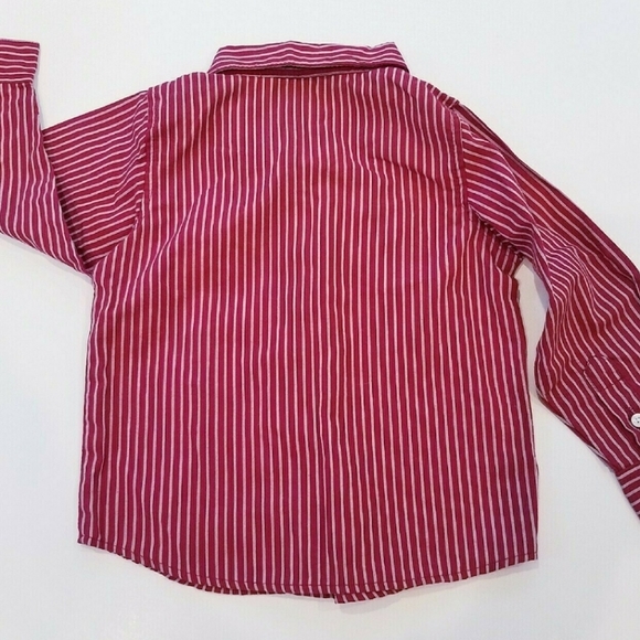 Vintage Toddler Pinstripe Buttonup Shirt 24M - Picture 4 of 6
